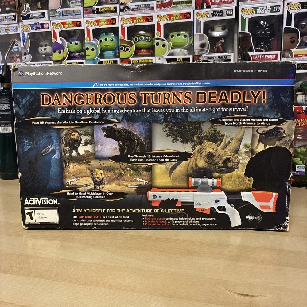 PS3 Cabela's Top Shot Elite - *GUN ONLY* - No Game No Dongle yes Sensor